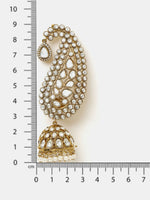 Thumbnail for Ruby Raang Pearl Jhumka - Distacart