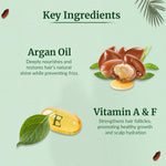 Thumbnail for VI-JOHN Naturale Argan Enriched Hair Oil Moisture & Soft with Vitamin A.E & F