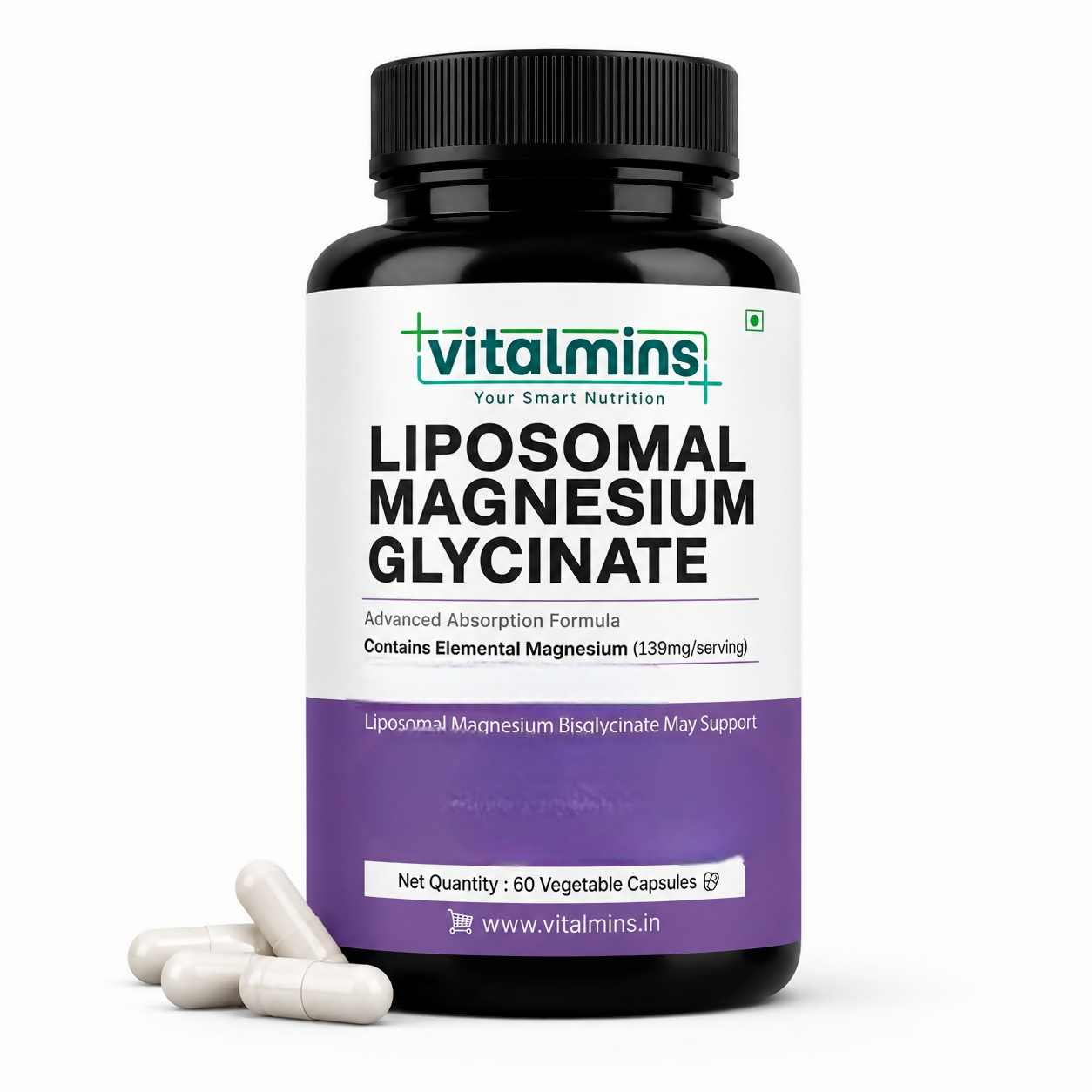 Vitalmins Liposomal Magnesium Glycinate Capsules - Dista