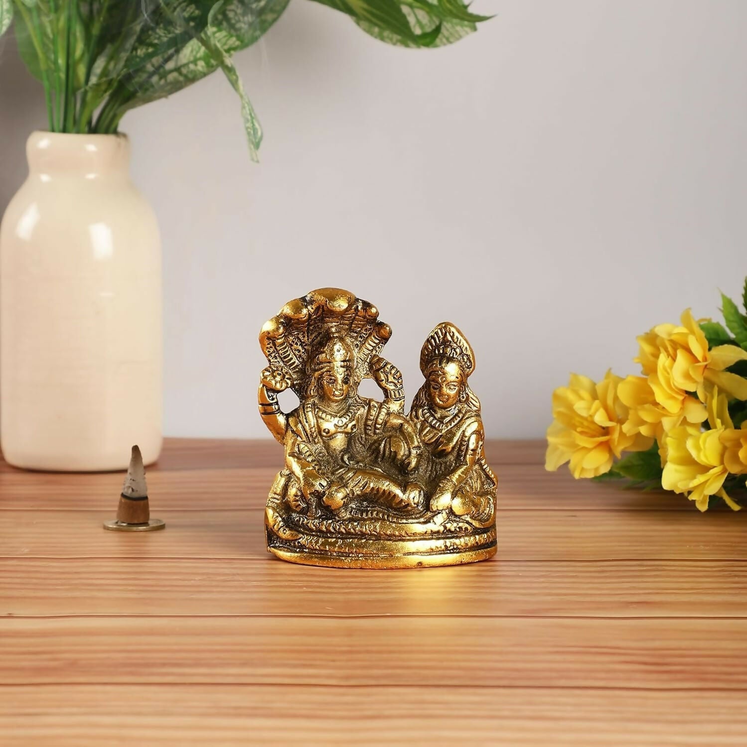Heyearth Lord Vishnu Laxmi Idol - Distacart
