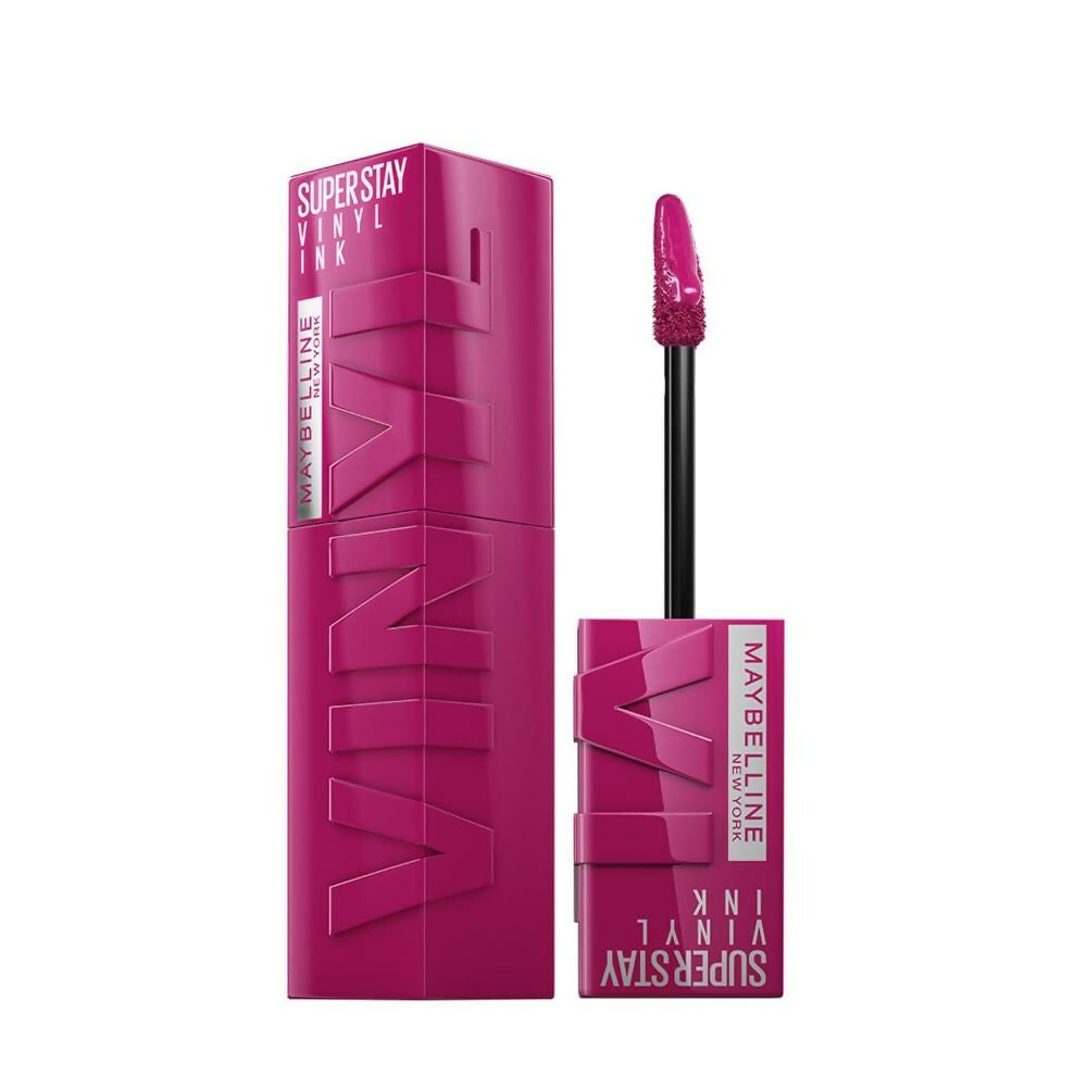 Maybelline New York Super Stay Vinyl Ink Liquid Lipstick, Instant Shine Lasts Up To 16H - Unafraid - Distacart