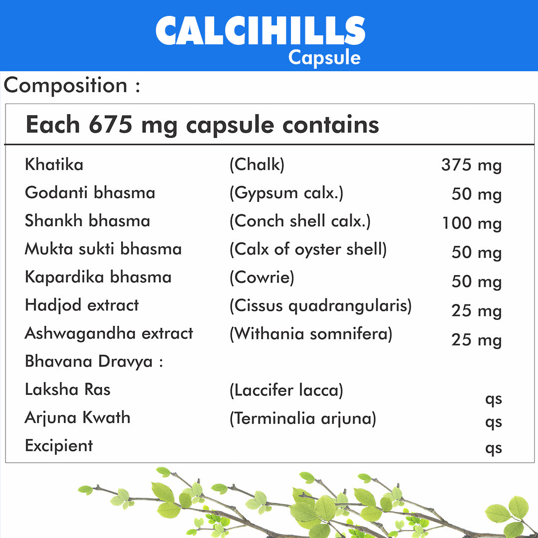 Herbal Hills Ayurveda Calcihills Capsules - Distacart