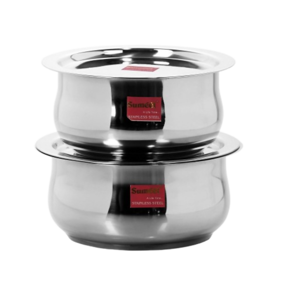 Sumeet Stainless Steel Cookware Set With Lid - Dista