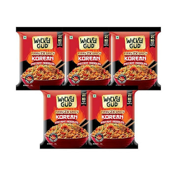 WickedGud Korean Instant Noodles Fiery 2X Spicy - Distacart