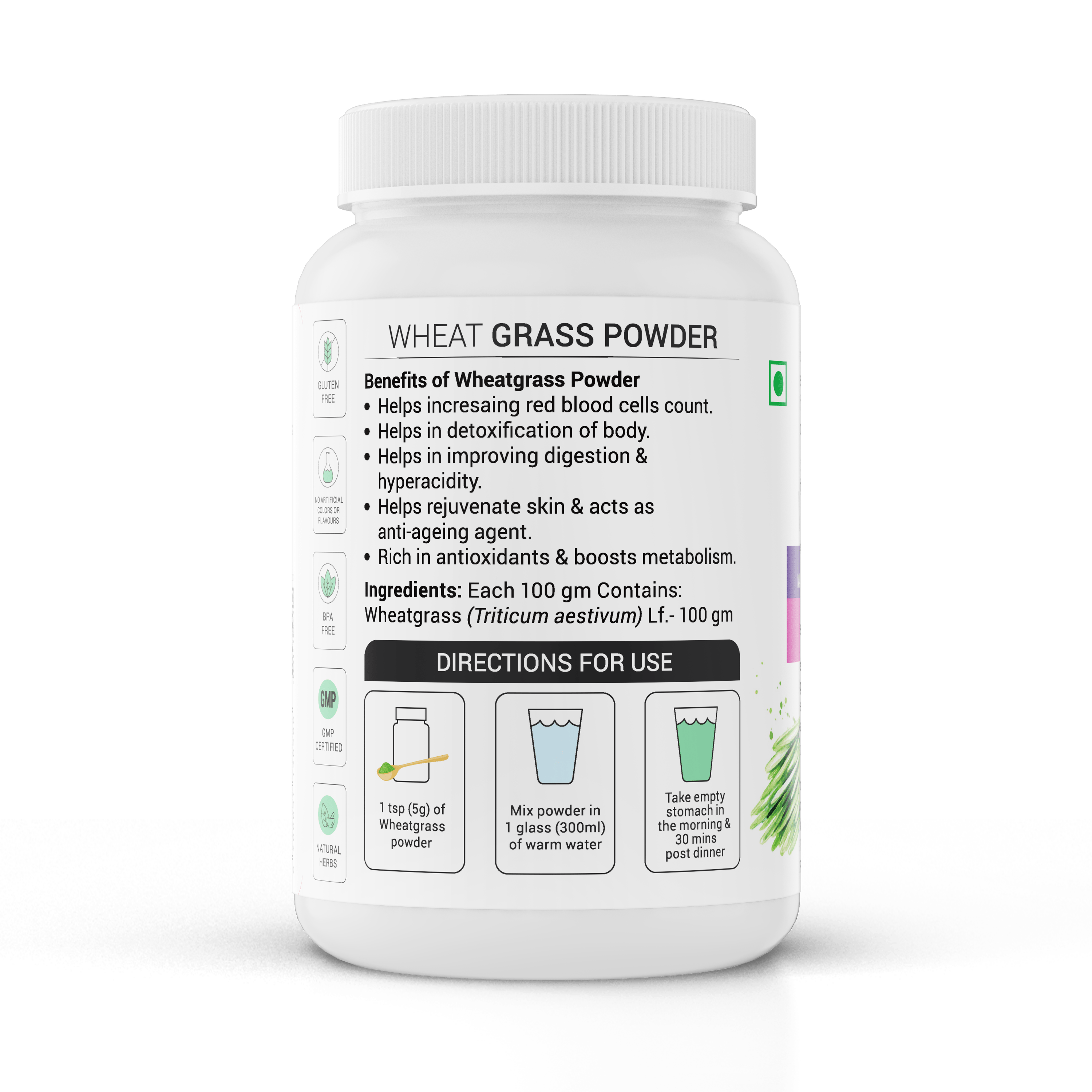 Krishna'S Herbal & Ayurveda Wheatgrass Powder