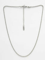 Thumbnail for NVR Women's Silver-Toned German Silver Oxidised Chain - Distacart