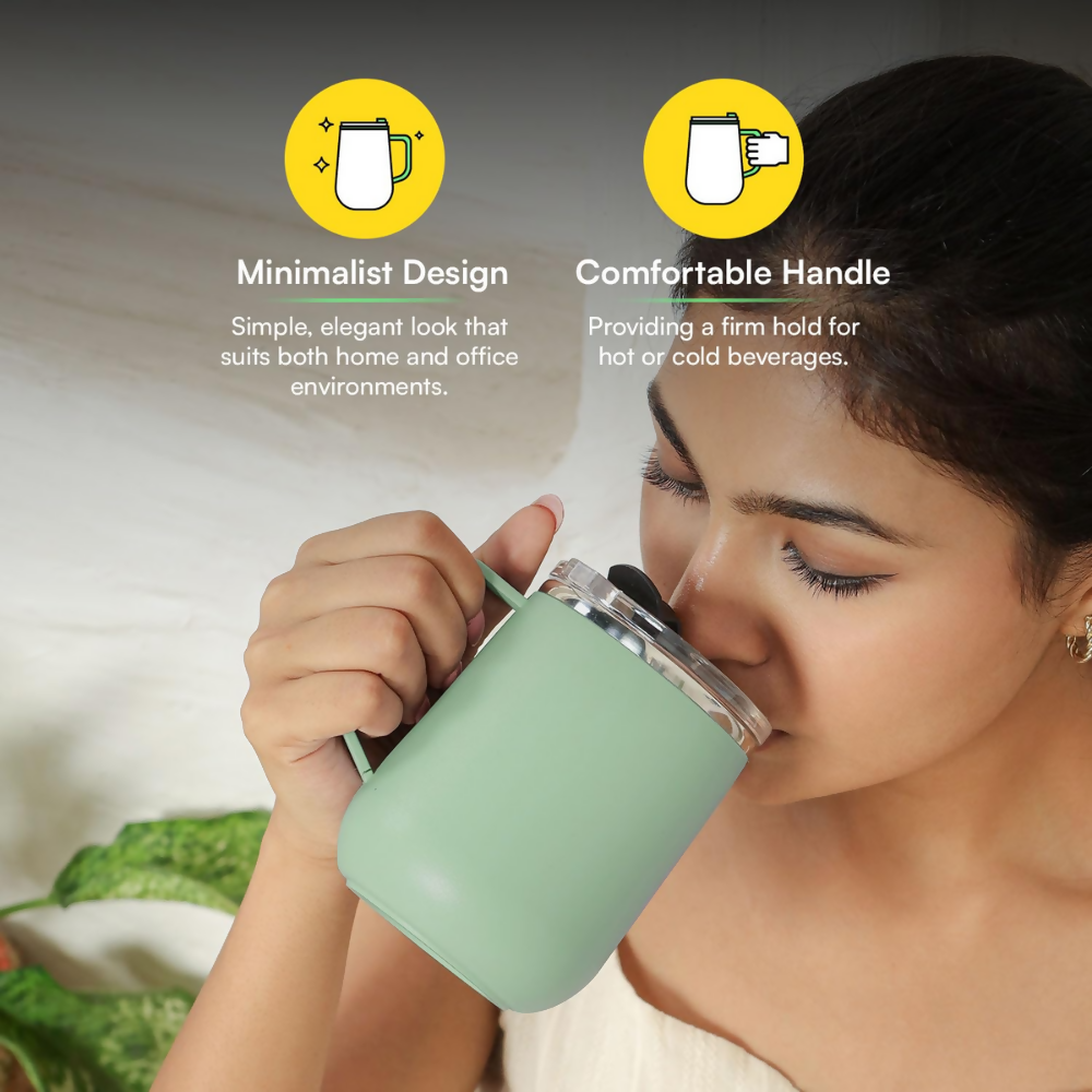 Udyan Tea Stainless Steel Insulated Mug - Mint Green - Dista
