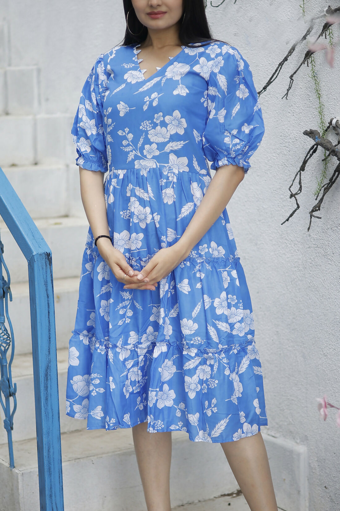 Aayaa Designer Printed One Piece Dress - Multi Color - Distacart