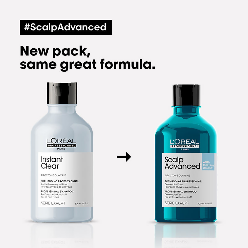 L'Oreal Professionnel Scalp Advanced Anti-Dandruff Dermo-Clarifier Shampoo + Metal Dx Hair Mask - Distacart