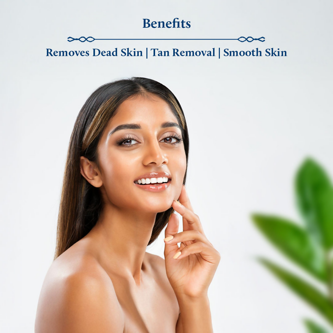 Blue Nectar Shubhr Face Scrub with 24K Gold Swaran Bhasam - Distacart