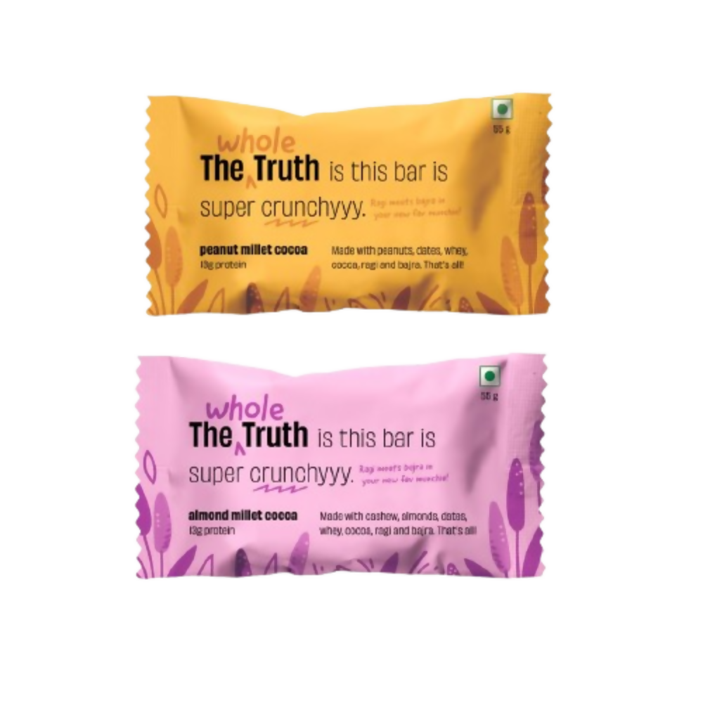 The Whole Truth Protein Bars - Assorted Millet Protein Bar