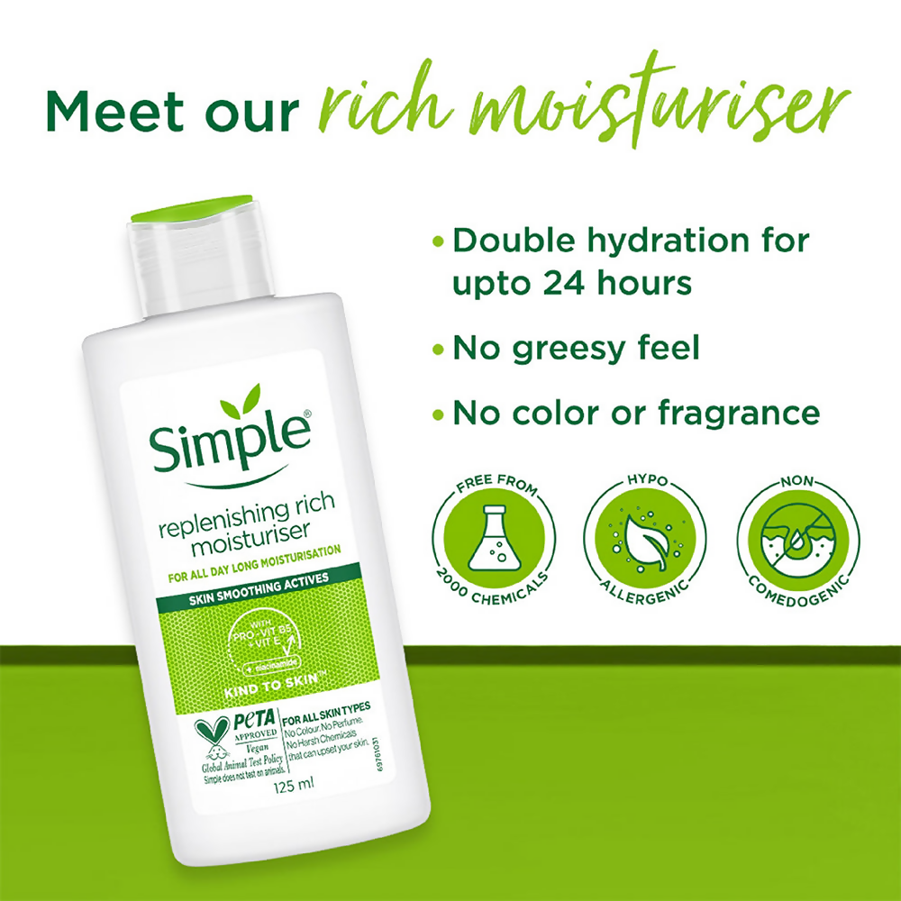 Simple Replenishing Rich Moisturiser - Distacart