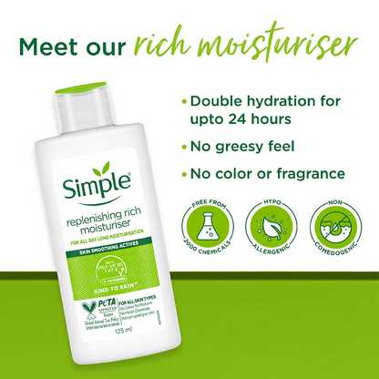 Simple Replenishing Rich Moisturiser - Distacart