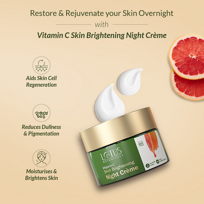 Lotus Botanicals Skin Brightening Night Cream - Distacart