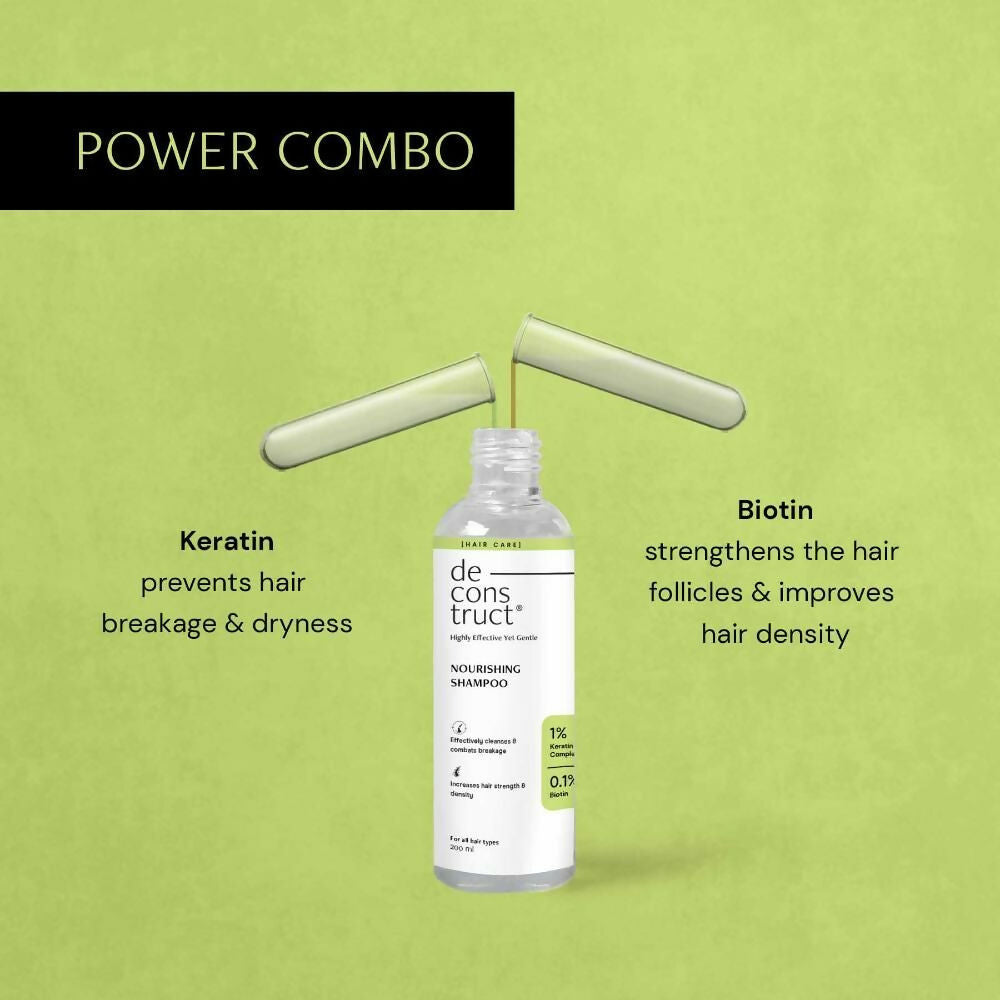 Deconstruct Nourishing Shampoo With Keratin & Biotin For Hair Breakage - Distacart