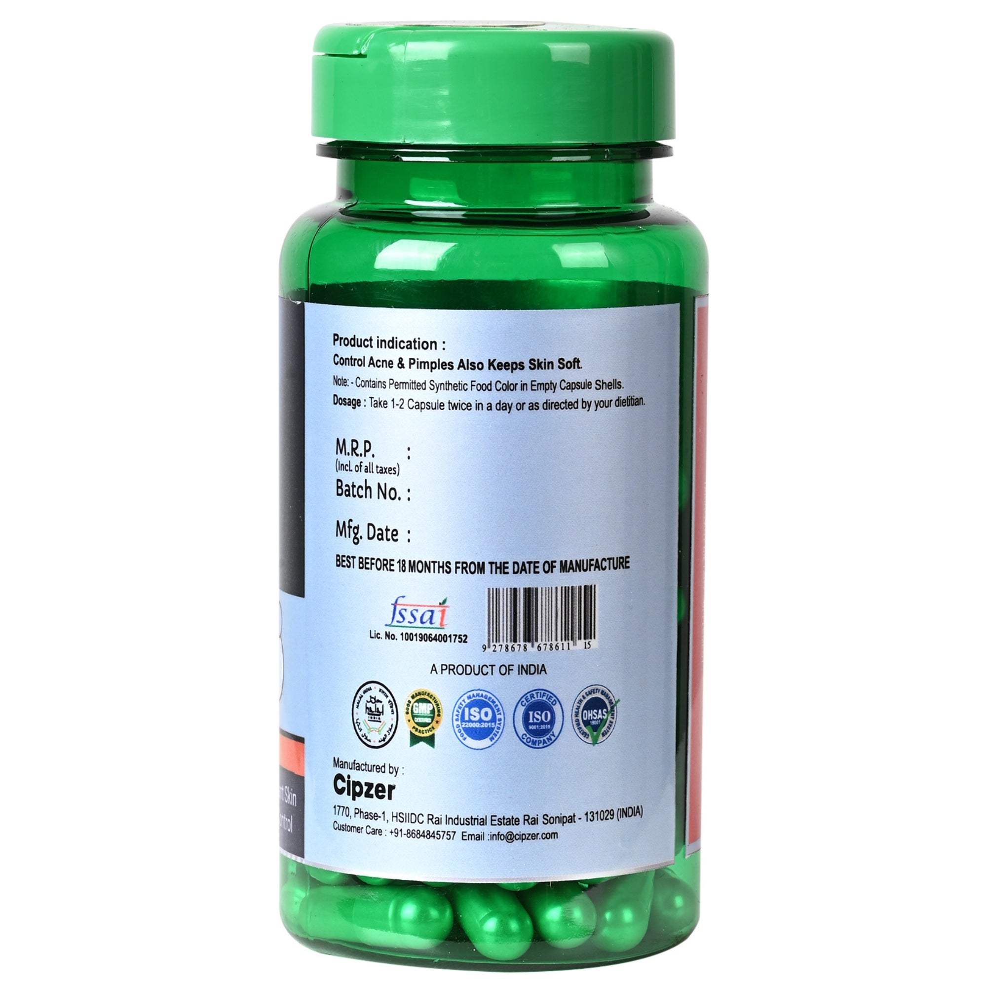 Cipzer Acne & Pimple Capsules