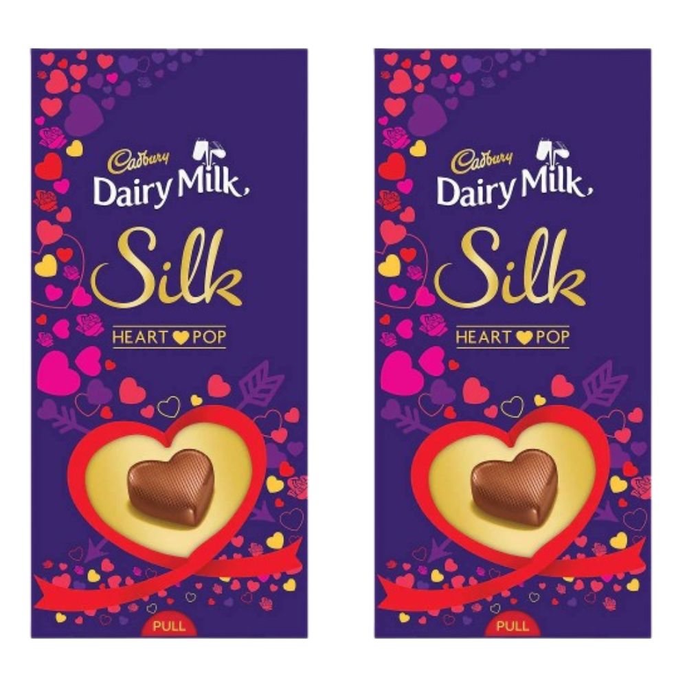 Cadbury Dairy Milk Silk Heart Pop Bars - Distacart
