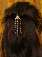 Thumbnail for Ruby Raang Floral Pearl Hair Jewelry - Distacart