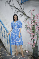 Thumbnail for Aayaa Designer Printed One Piece Dress - Multi Color - Distacart