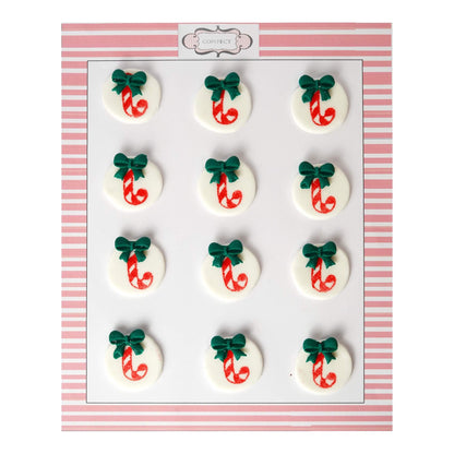 confect christmas candy cane red green cc 25 60 gms