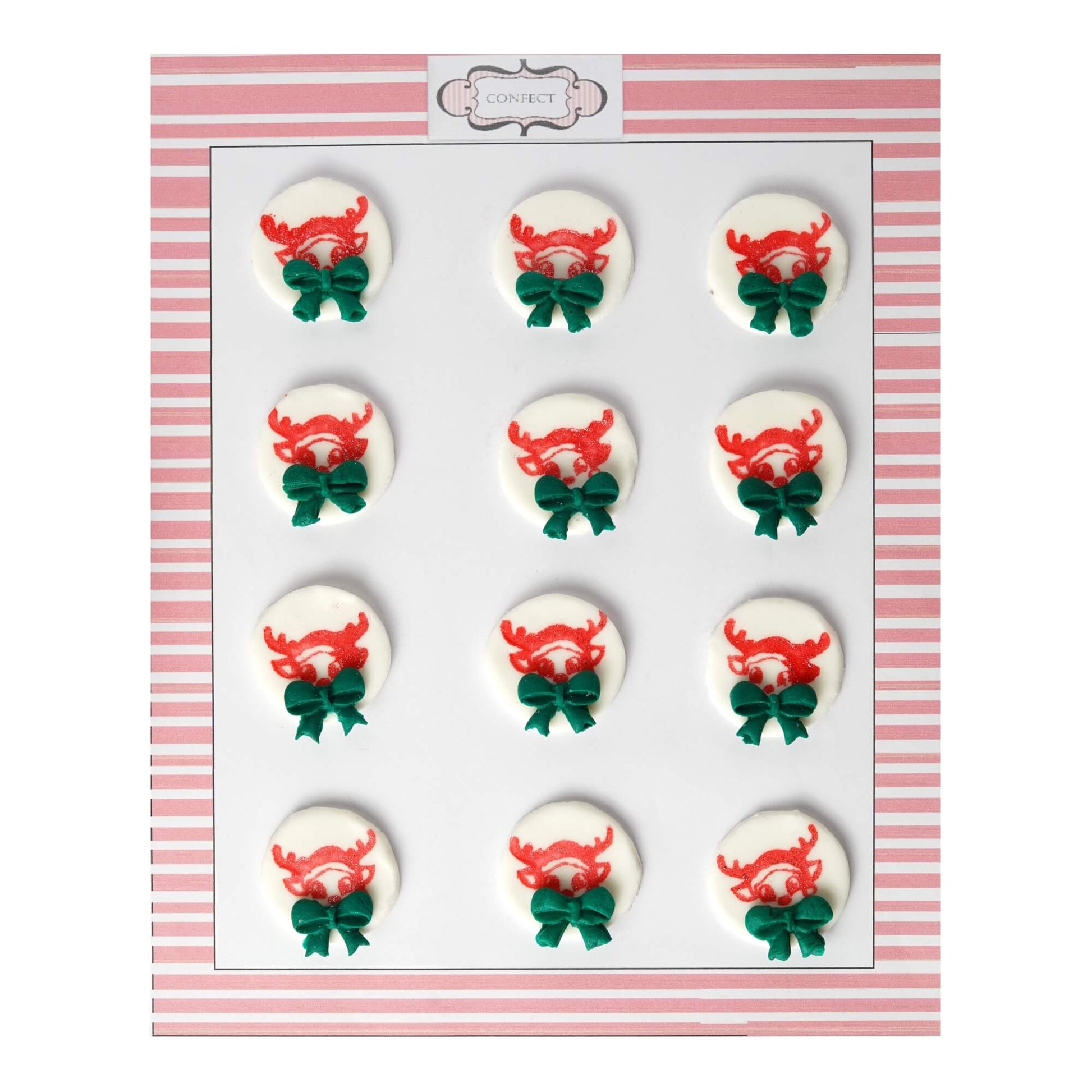 confect christmas reindeer red green cc 29 60 gms