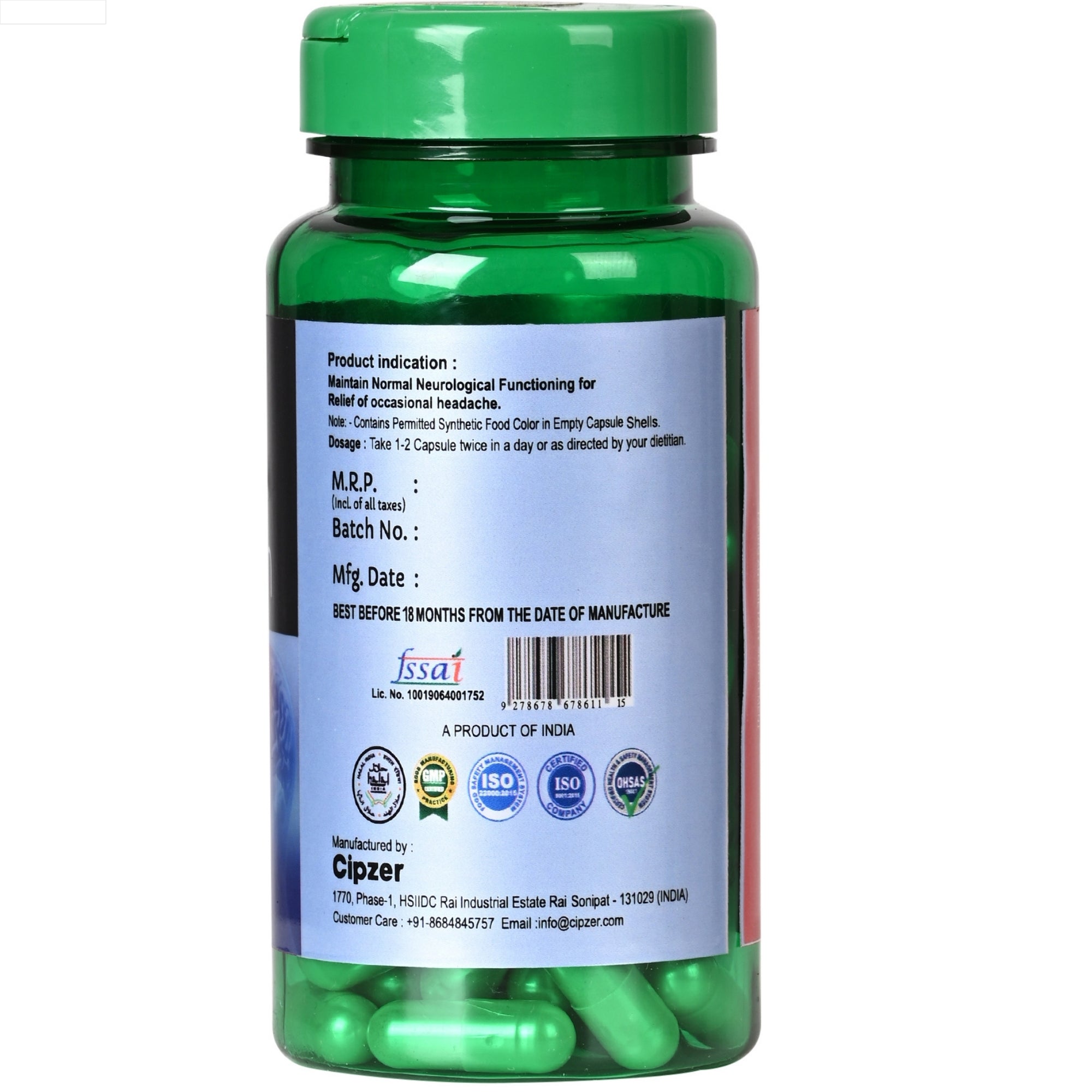 Cipzer Dr. Migrain Capsules