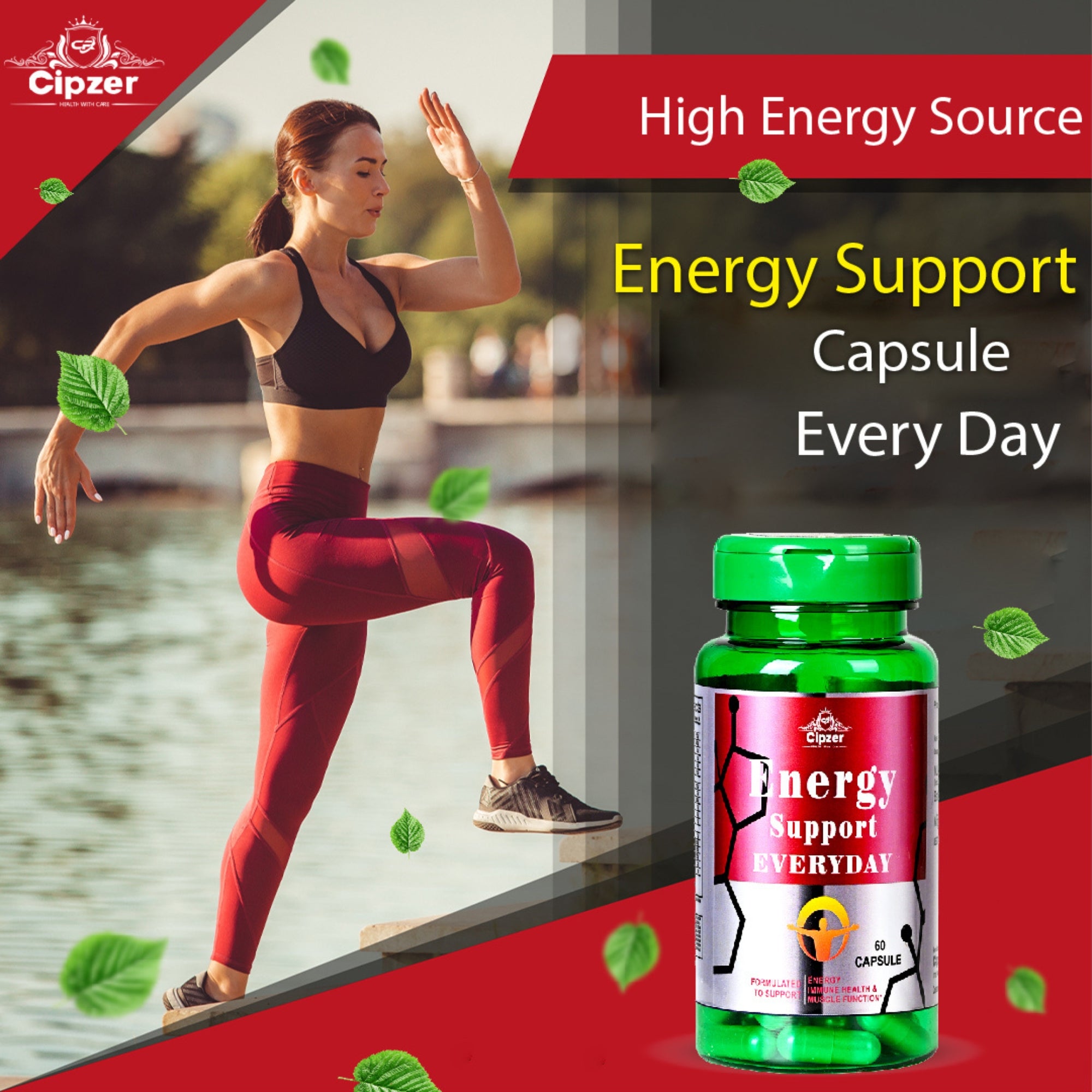 Cipzer Energy Support Everyday Capsules