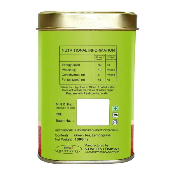 A-One Classic Premium Lemongrass Green Tea - Distacart