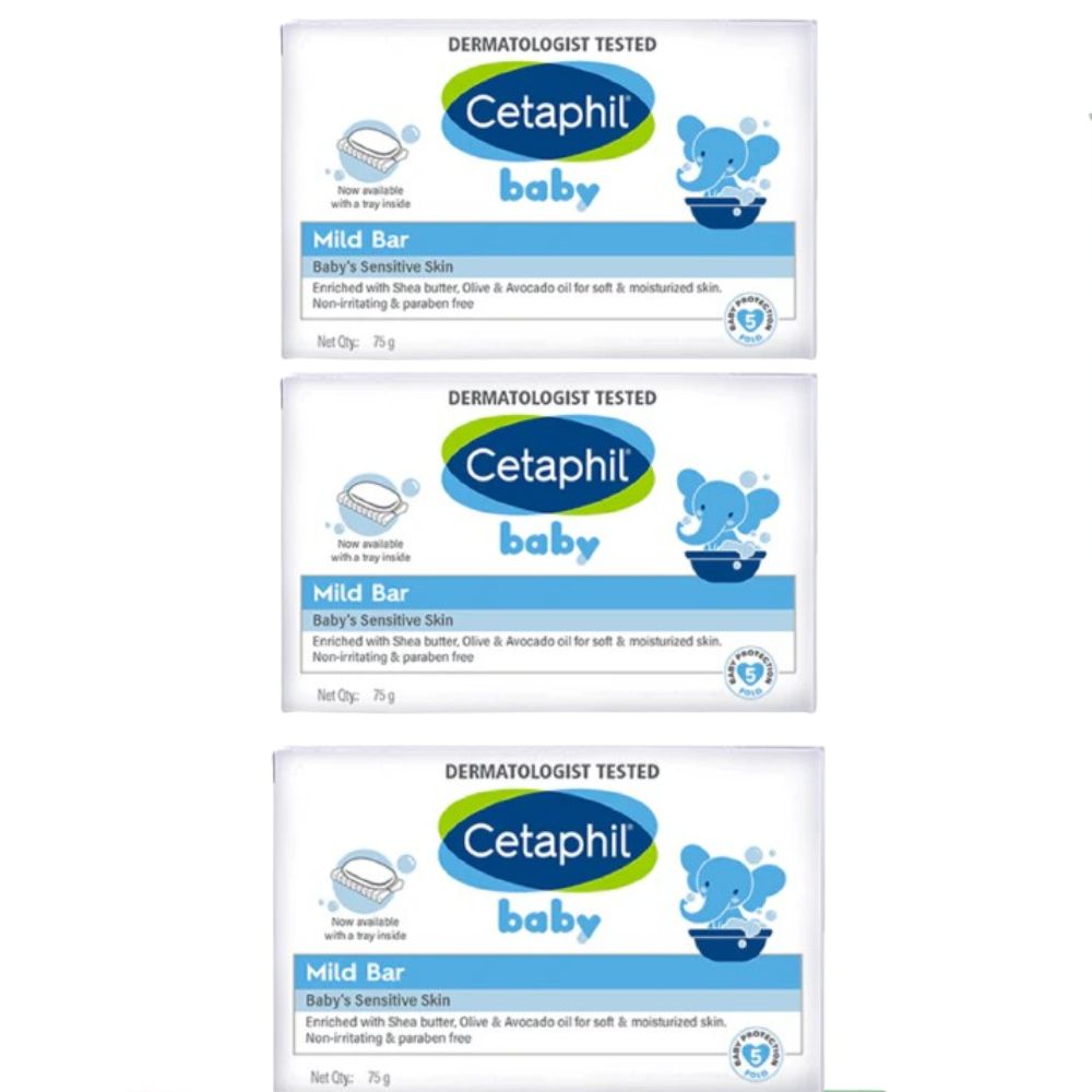 Cetaphil Baby Mild Bar Face & Body For Baby's Sensitive Skin