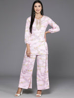 Thumbnail for Ahalyaa Women's Traditional Wear Co-ods - Pink - Distacart