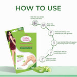 Thumbnail for VI-JOHN Feather Touch Cucumber & Alevera Hair Removal Wax Strips for Dry Skin Praraben & Sulphate Free