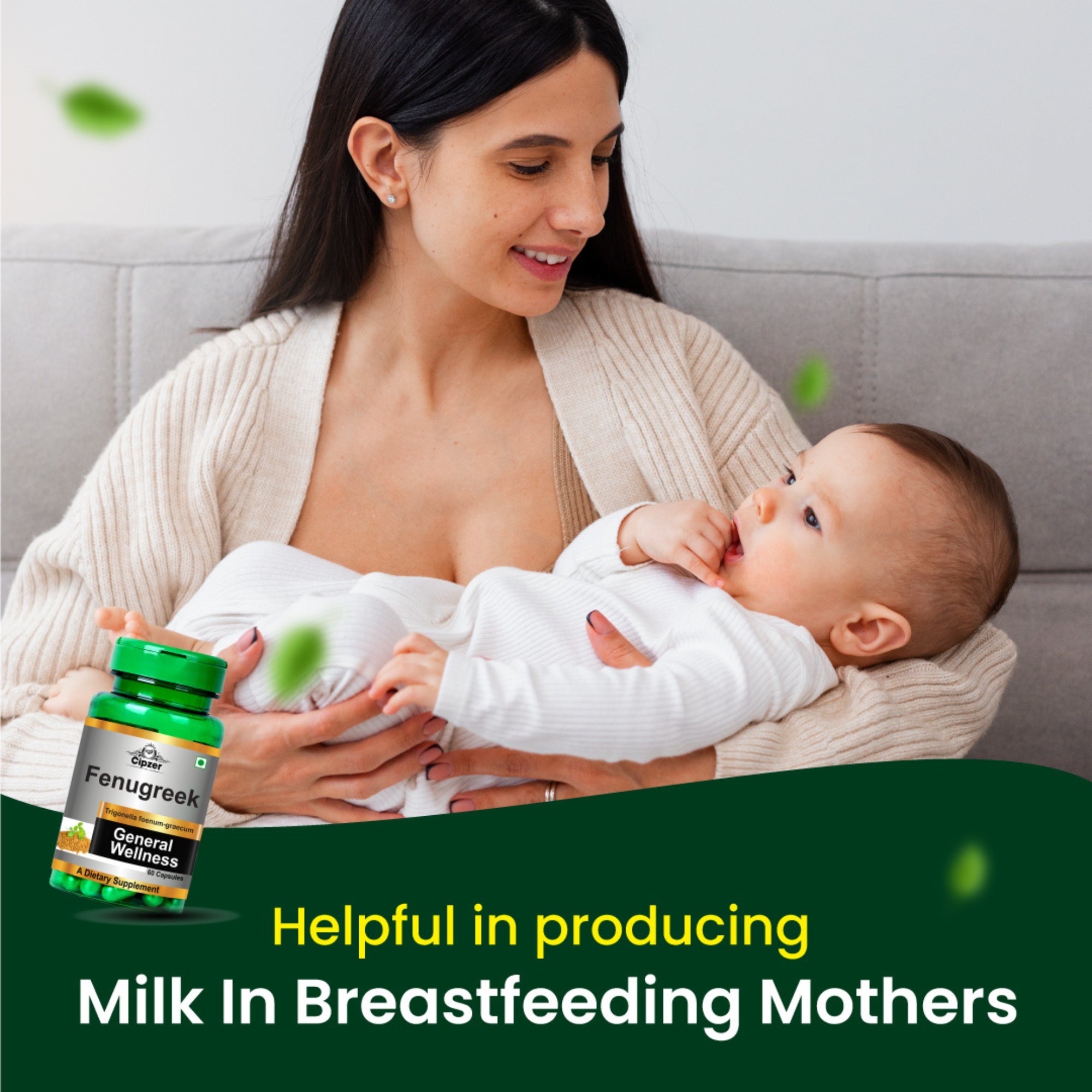 Cipzer Fenugreek Capsules - Distacart