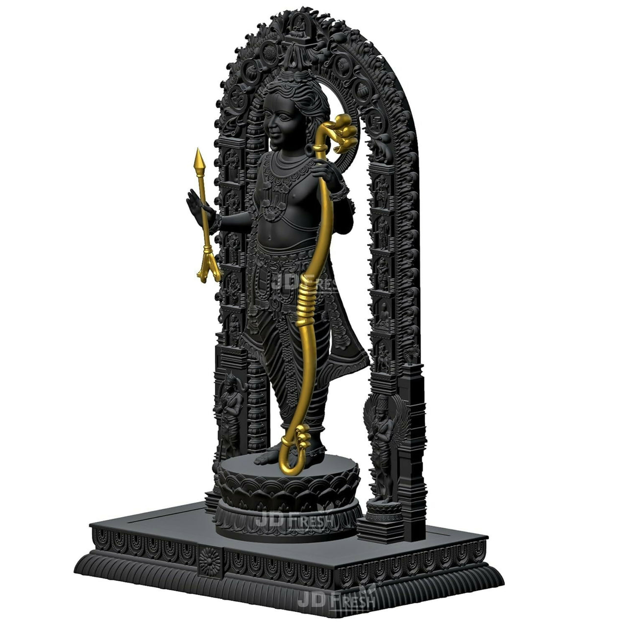 Jd Fresh Shree Ram Lalla Murti In Ayodhya Mandir Ramlalla Temple Idol - Distacart