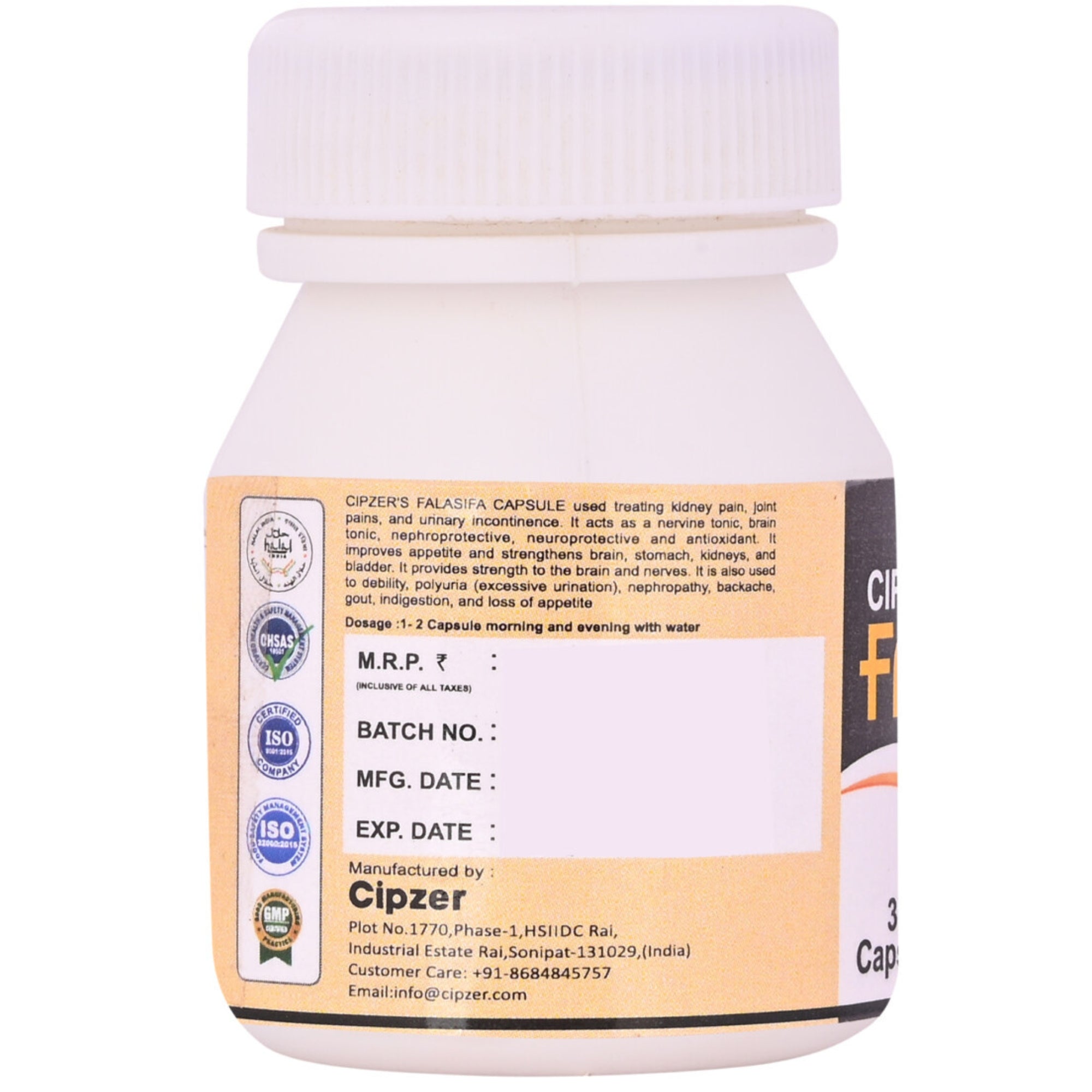 Cipzer Falshifa Capsules - Distacart