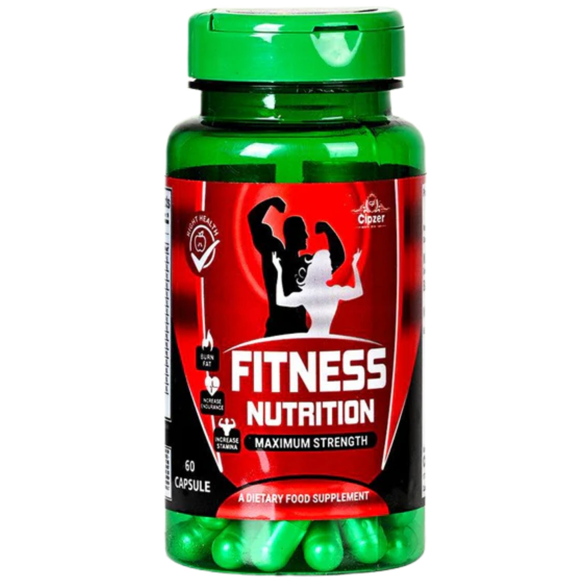 Cipzer Fitness Nutrition Maximum Strength Capsules - Distacart