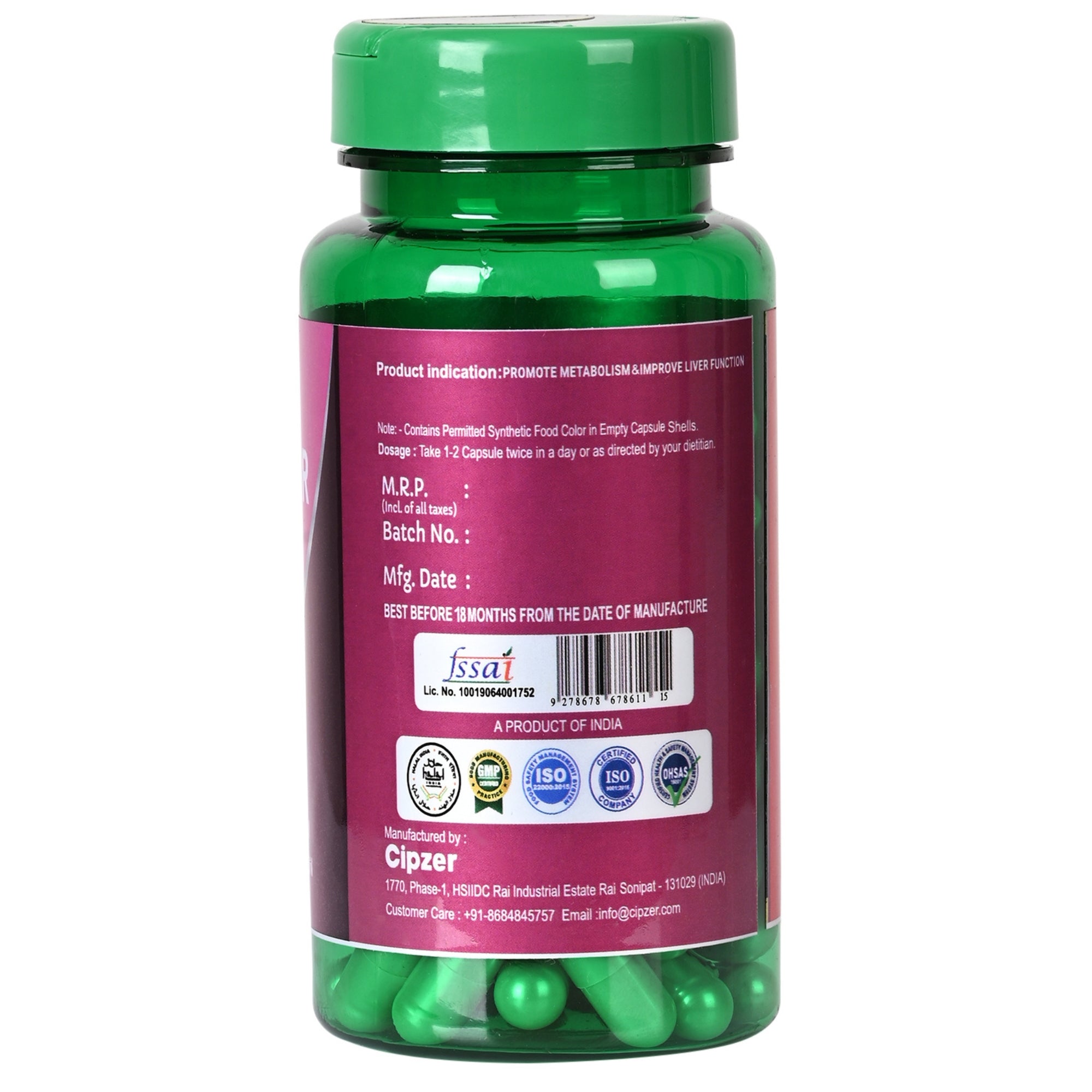 Cipzer Fatty Liver Solution Capsules