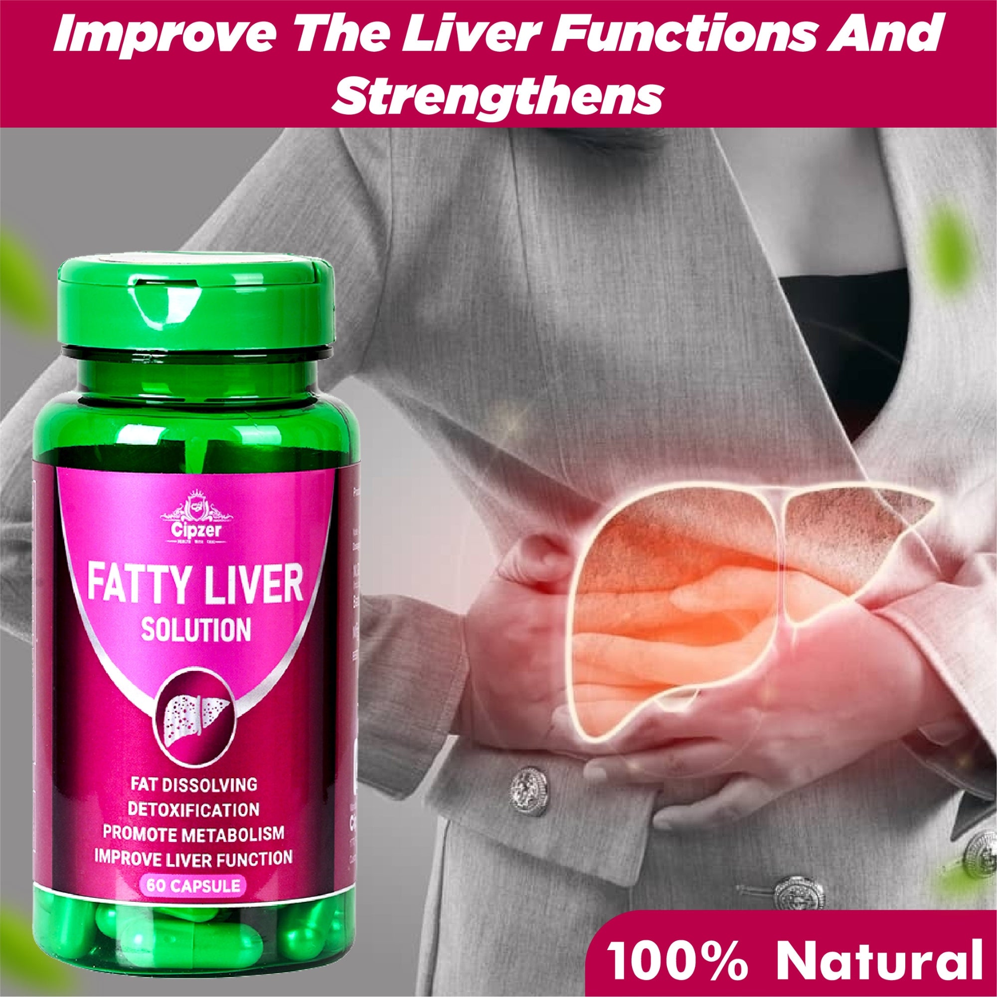 Cipzer Fatty Liver Solution Capsules