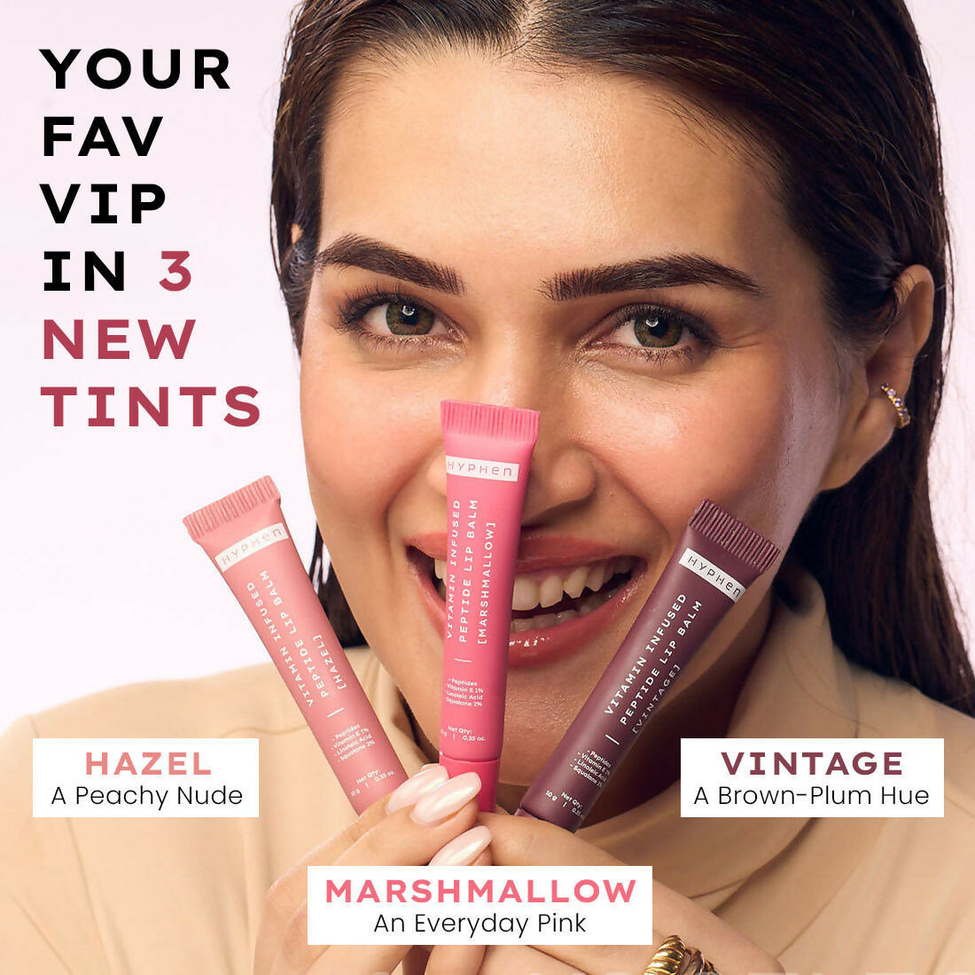 Hyphen By Kriti Sanon The JuicyLipsOrNothing Gift Kit For 24 Hrs Moisturization & Hydration 3 Tints in 1 - Distacart