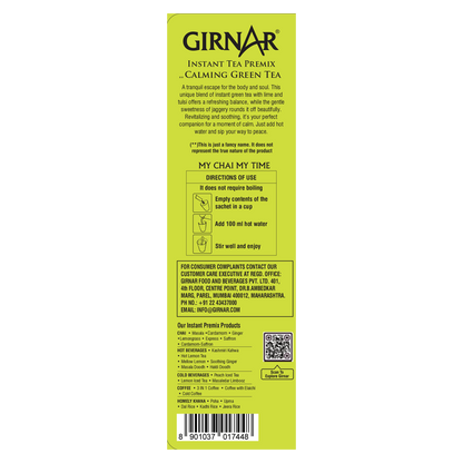 Girnar Instant Premix Calming Green Tea - Distacart