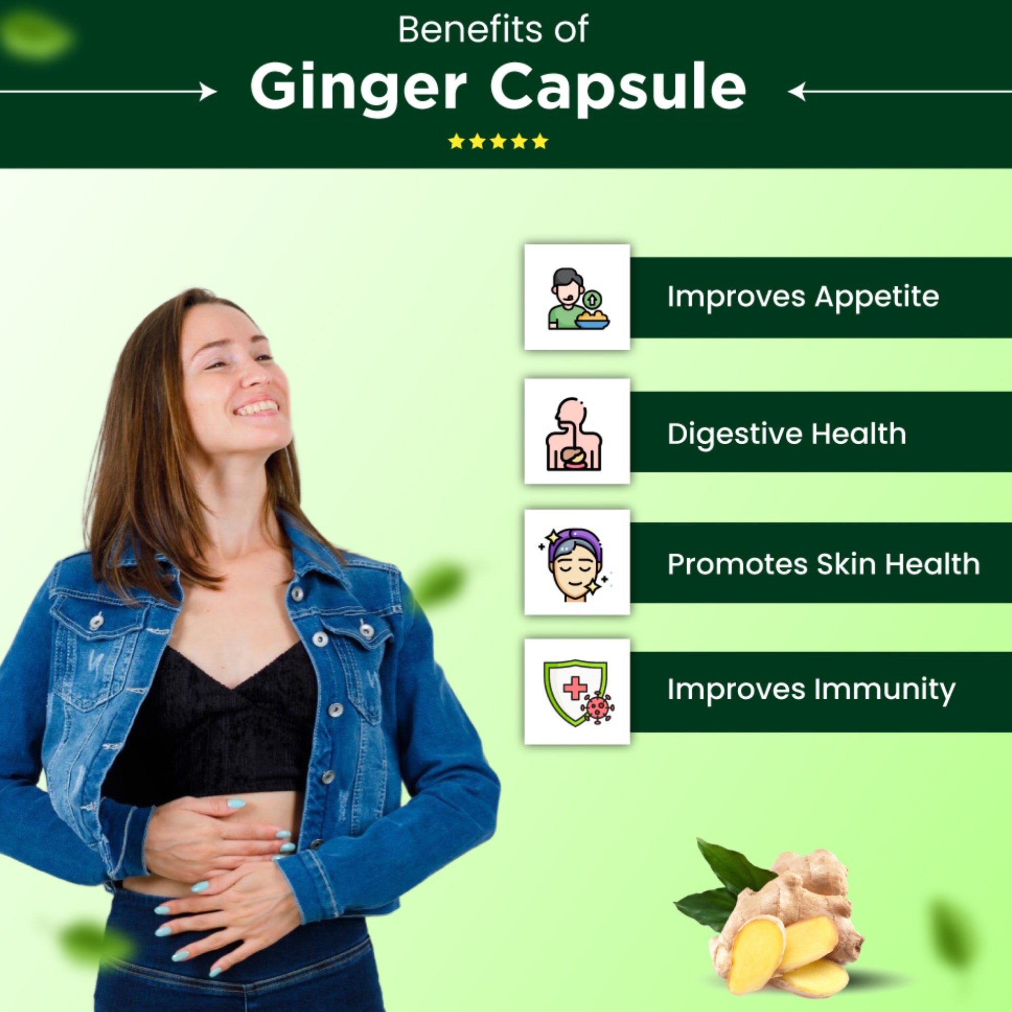 Cipzer Ginger Capsules - Distacart