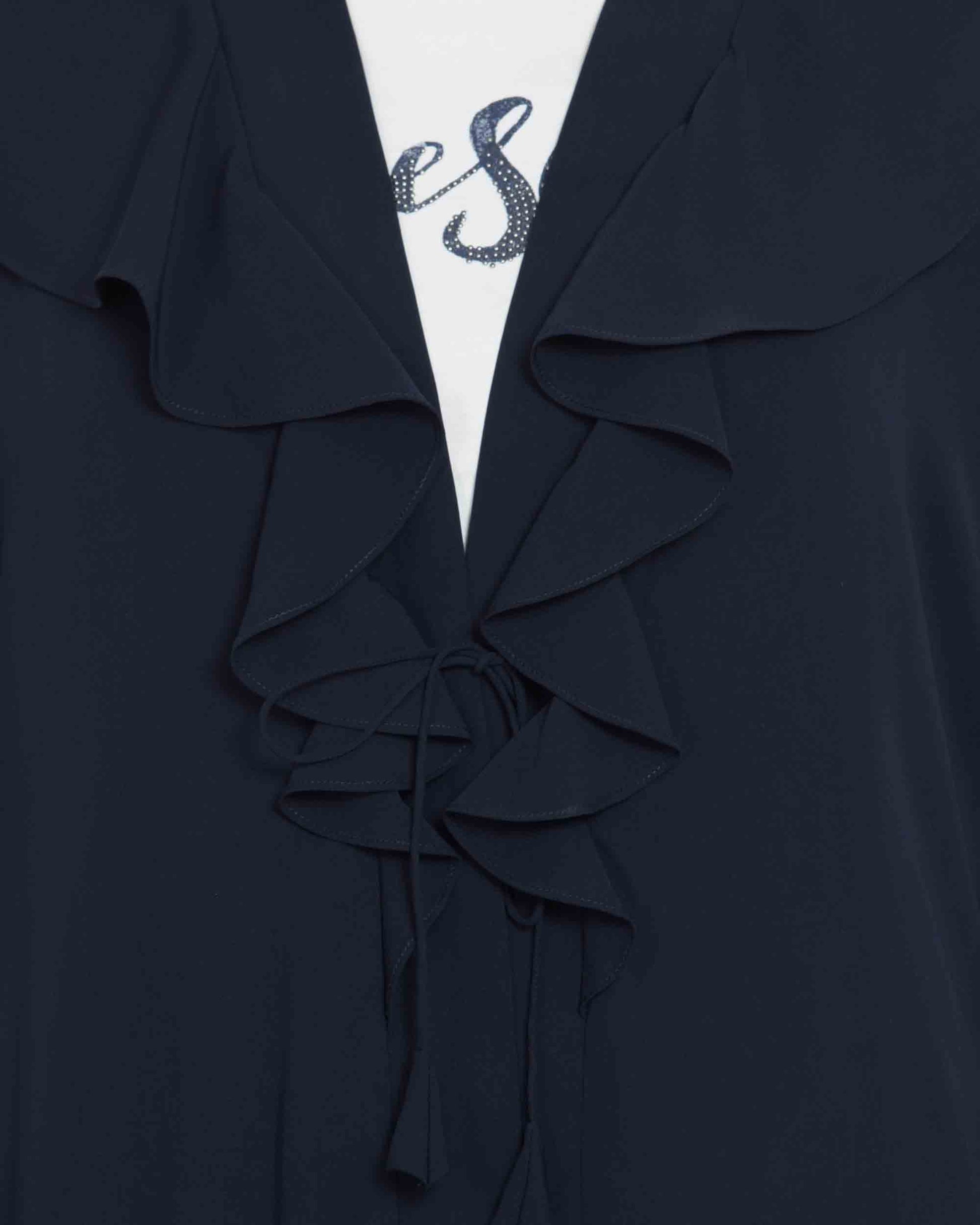 Bashariya Long Cardigan With Bell Sleeves Without Inner Abaya NavyBlue - Distacart
