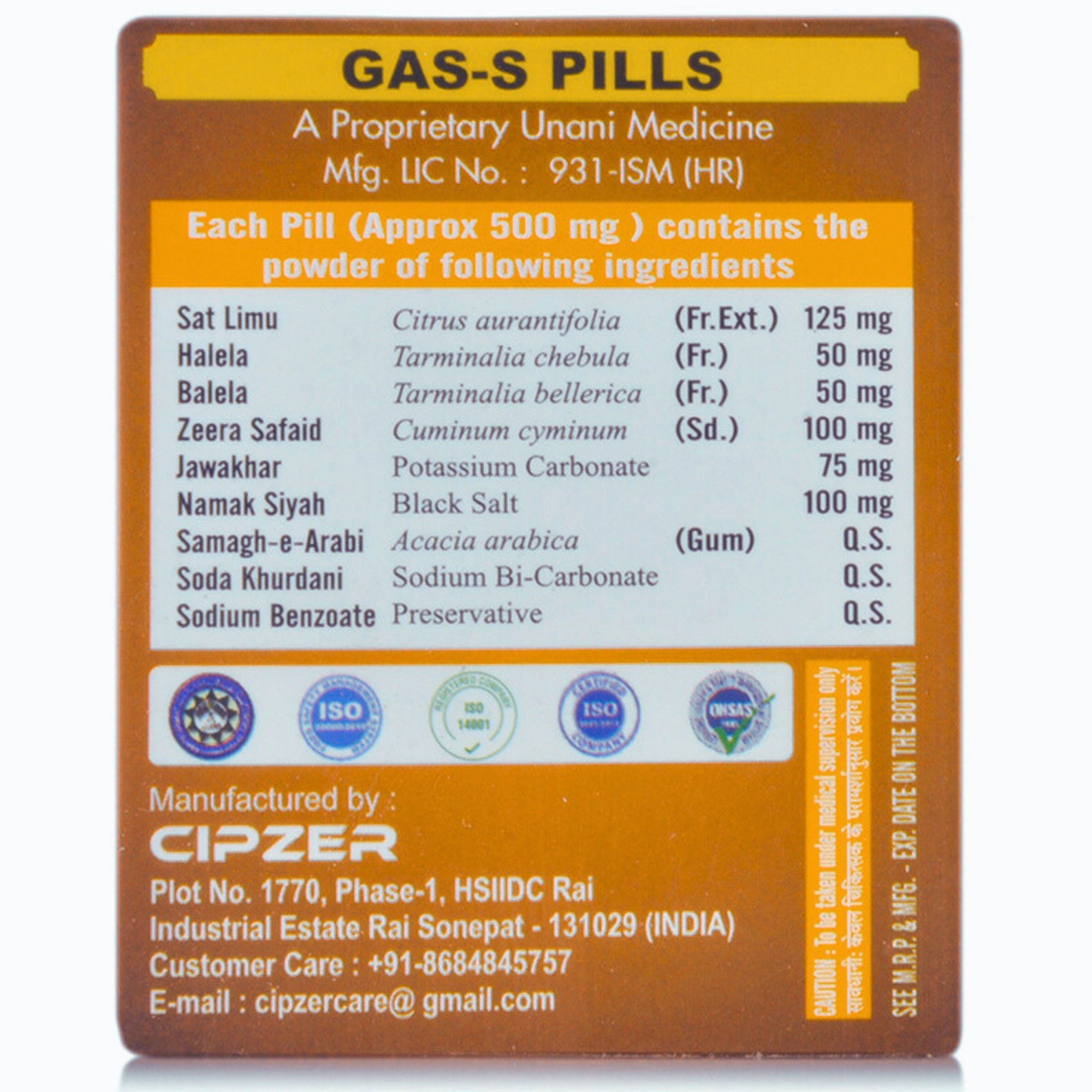 Cipzer Gas ? Pills