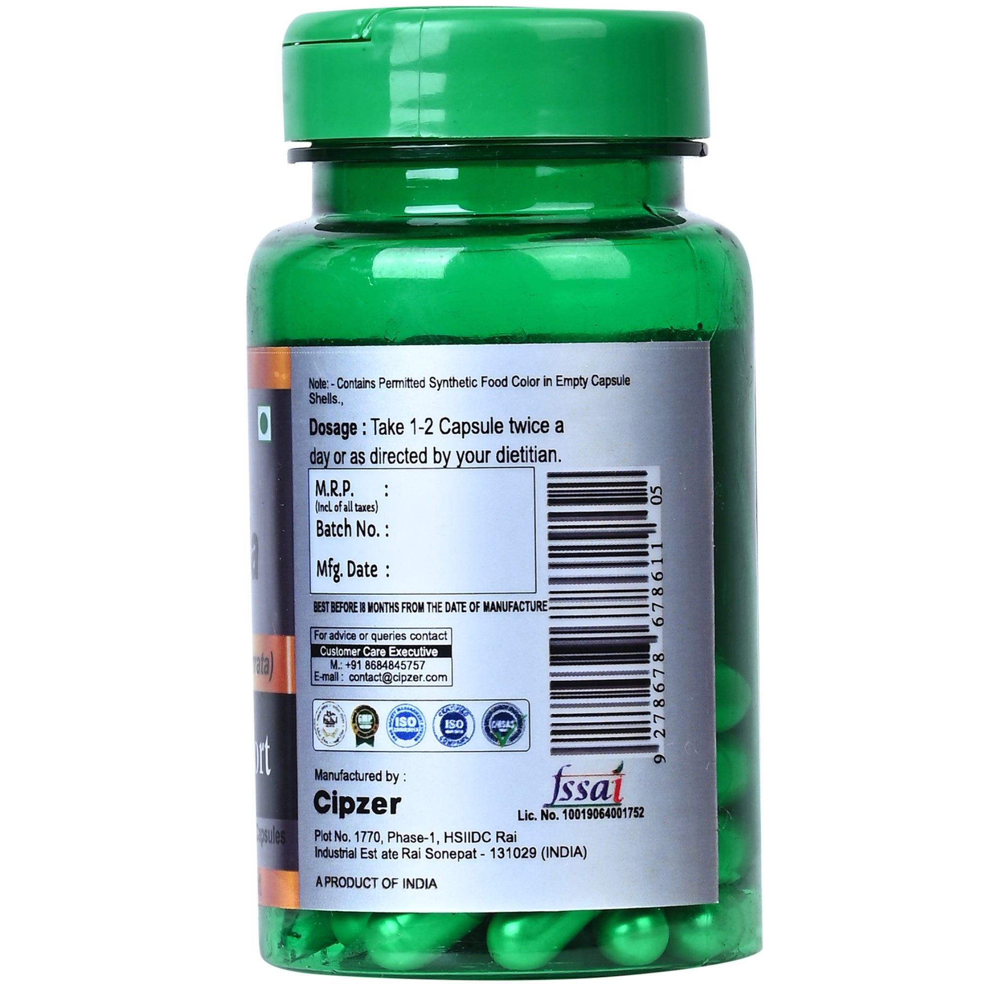 Cipzer Guduchi Capsules - Distacart