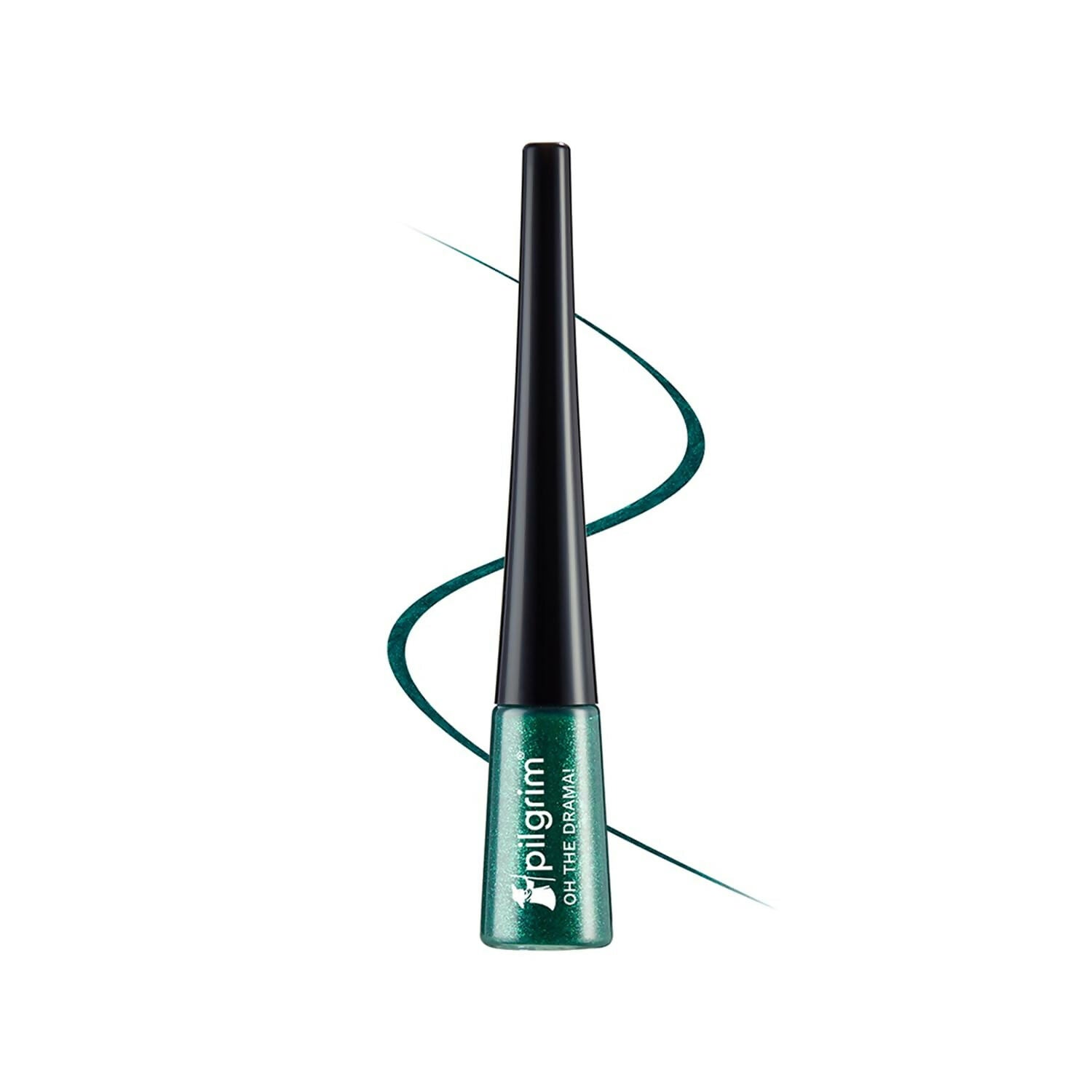 Pilgrim Metallic Eyeliner Green Envy, Long Lasting & Smudge Proof Enriched With Argan Oil - Distacart