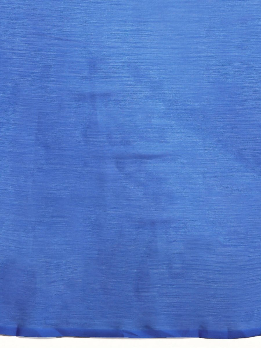 Ahalyaa Women's Traditional wear Saree - Blue - Distacart