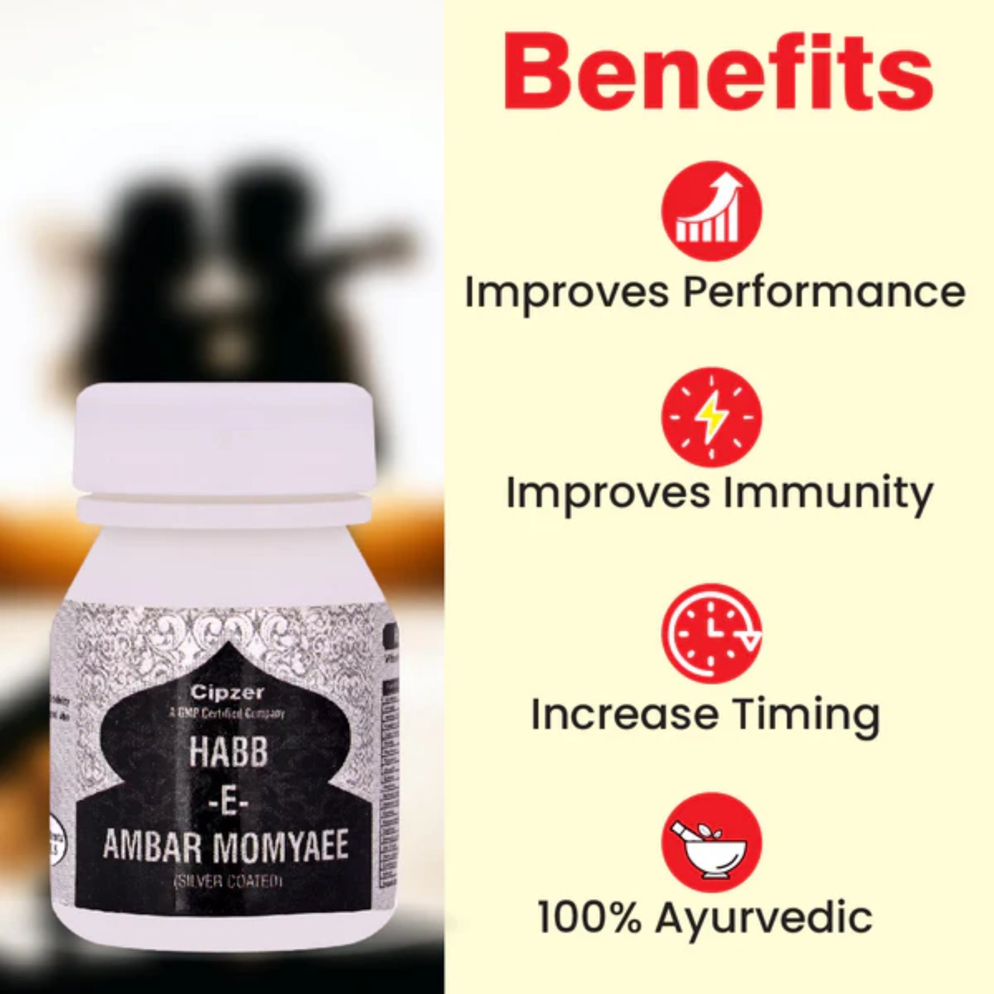 Cipzer Habb-e-Ambar Momyaee Gold Pills
