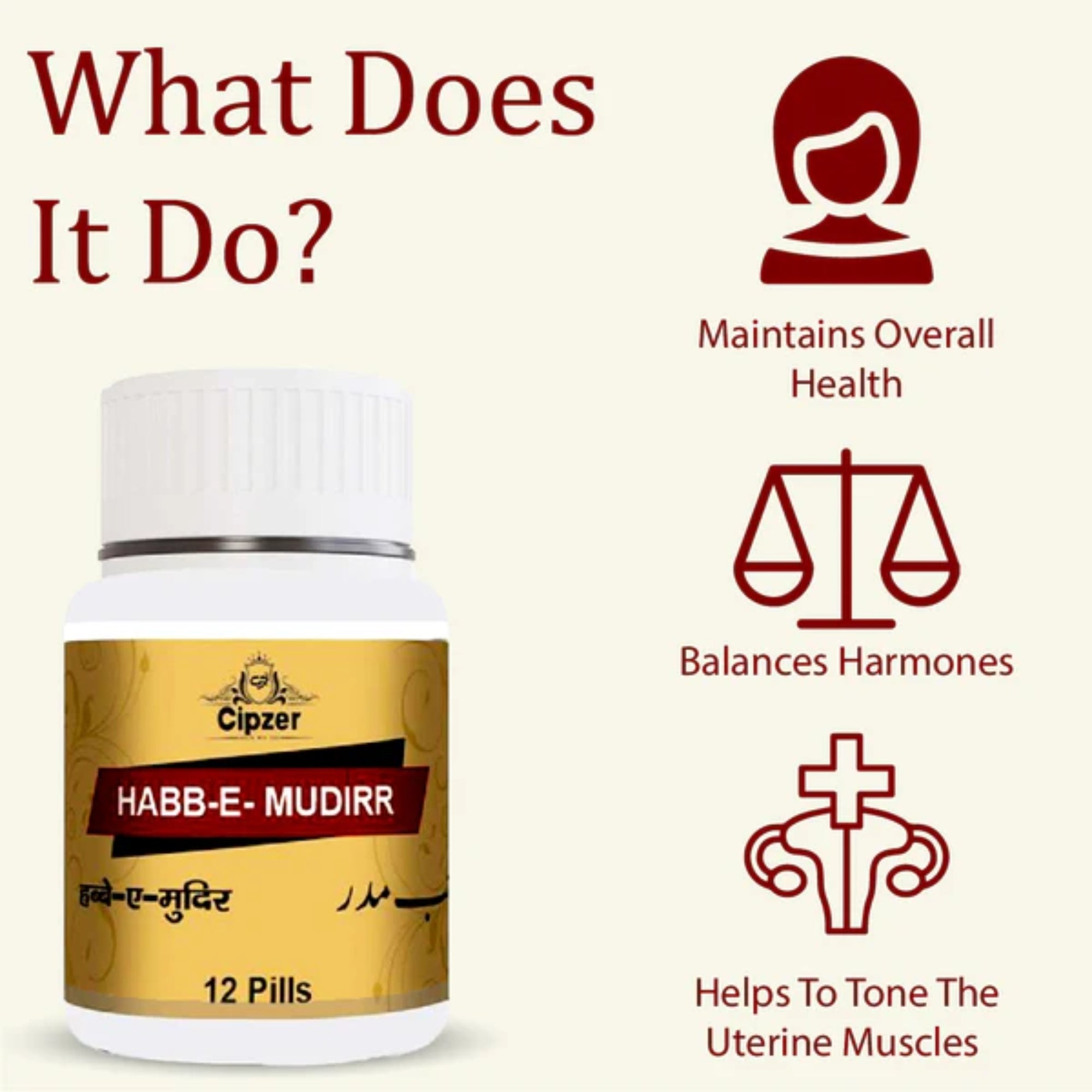Cipzer Habb-e-Mudirr Pills