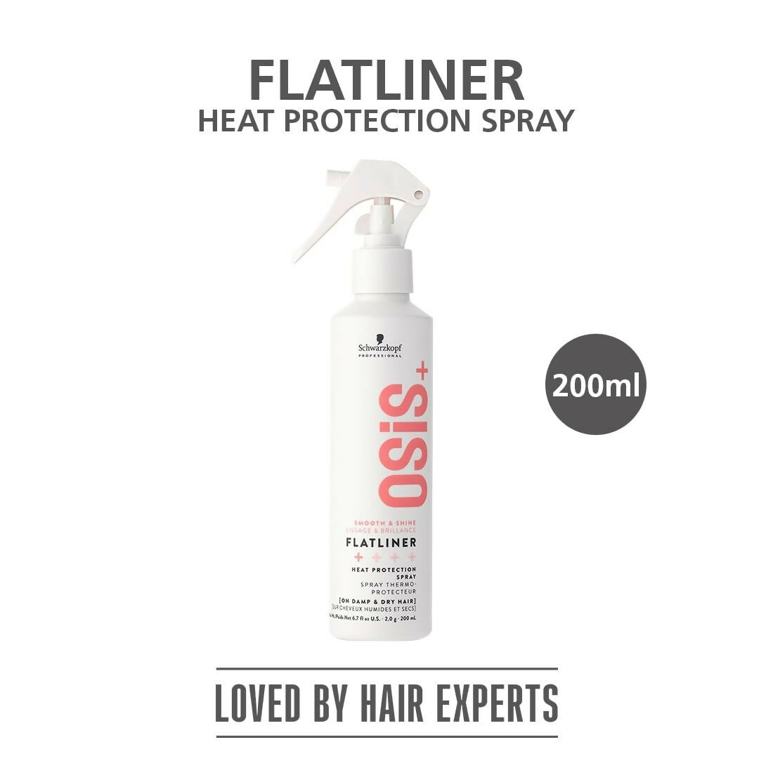 Schwarzkopf Professional Osis Flatliner Flattening Iron Serum - Distacart
