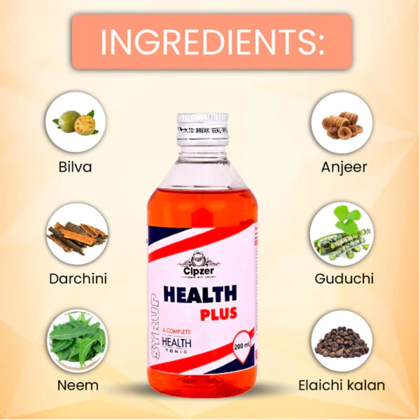 Cipzer Health Plus Syrup - Distacart