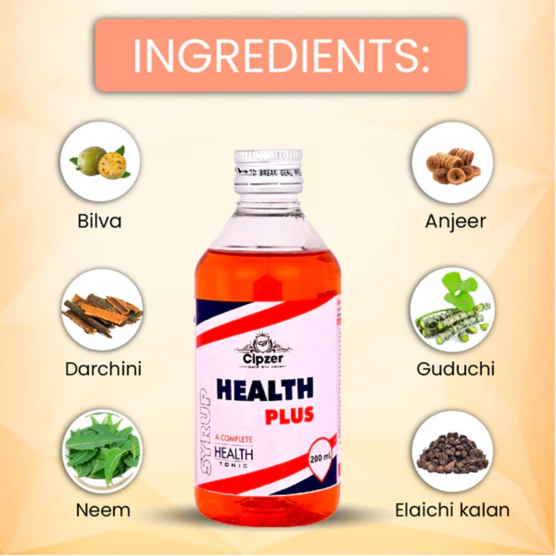 Cipzer Health Plus Syrup - Distacart